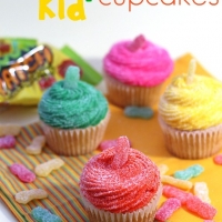 Sour Patch Kids Cup Cakes