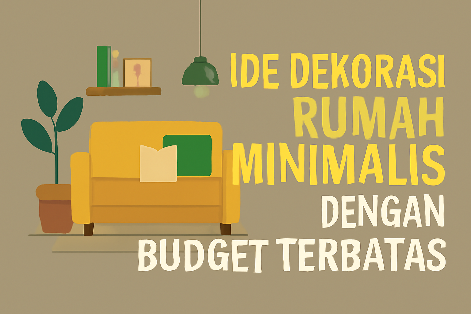 Ide Dekorasi Rumah Minimalis dengan Budget Terbatas