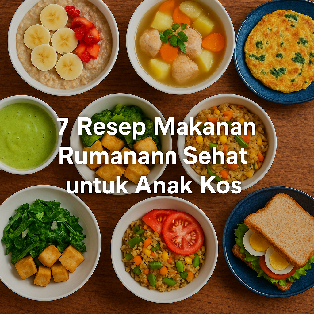 7 Resep Makanan Rumahan Sehat untuk Anak Kos