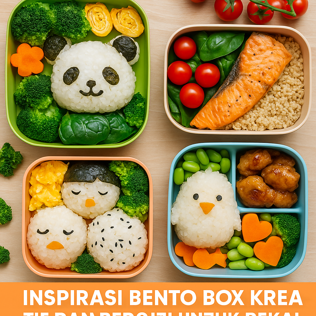 Inspirasi Bento Box Kreatif dan Bergizi untuk Bekal