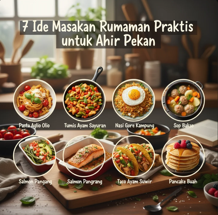 7 Ide Masakan Rumahan Praktis untuk Akhir Pekan