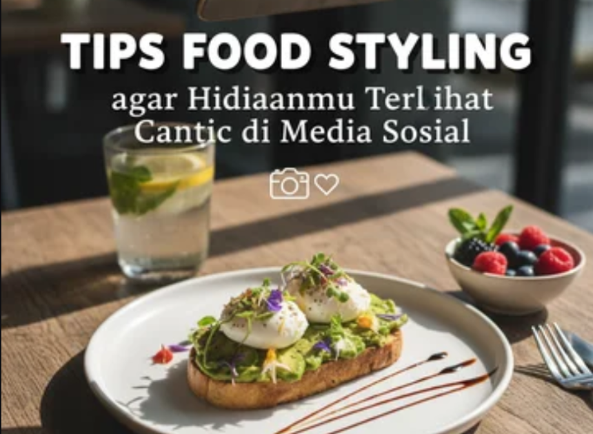 Tips Food Styling agar Hidanganmu Terlihat Cantik di Media Sosial