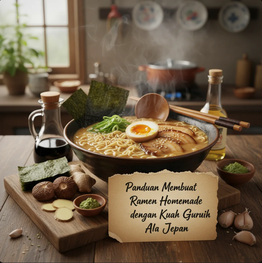 Panduan Membuat Ramen Homemade dengan Kuah Gurih Ala Jepang