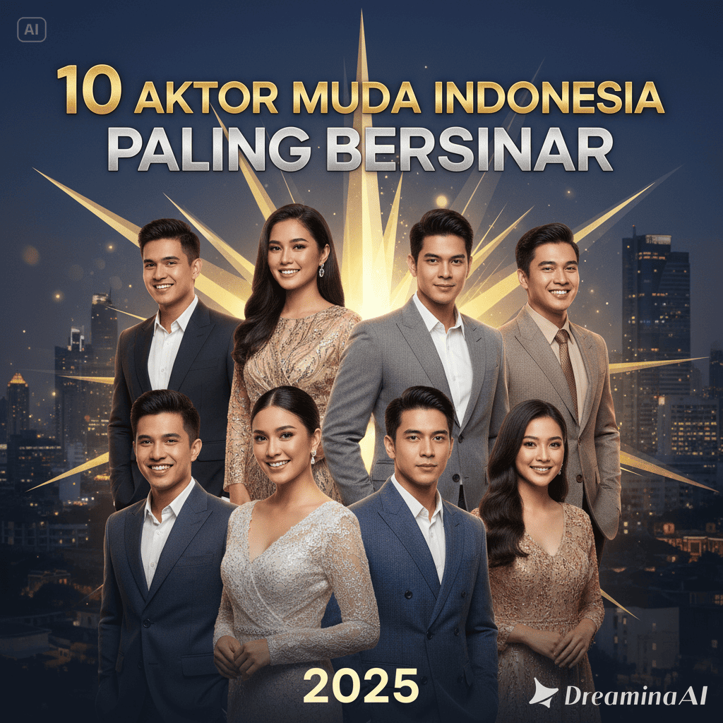 10 Aktor Muda Indonesia Paling Bersinar 2025