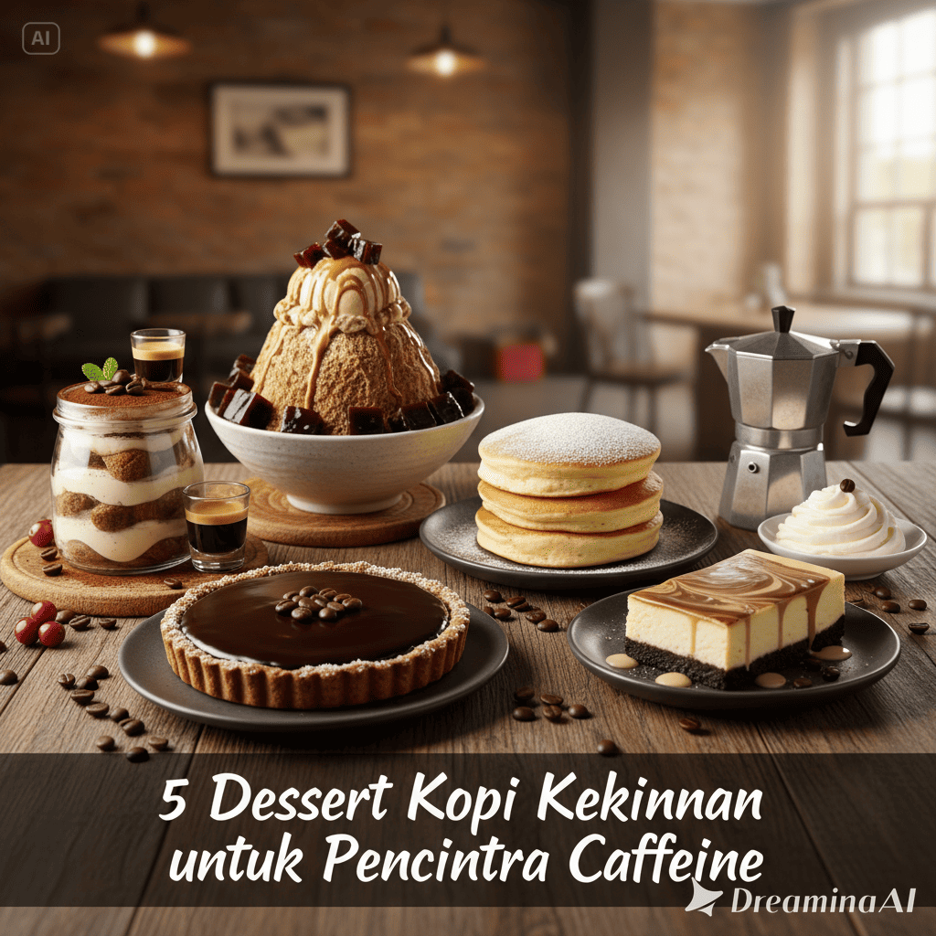 5 Dessert Kopi Kekinian untuk Pencinta Caffeine