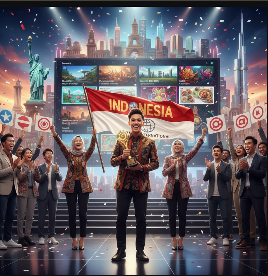 Konten Kreator Indonesia yang Sukses Go International