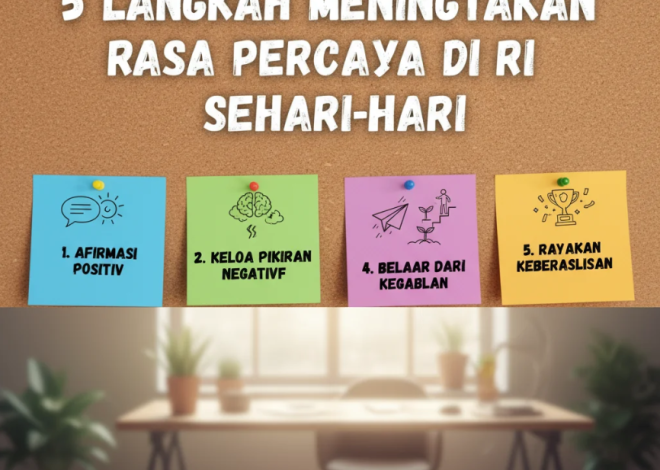 5 Langkah Meningkatkan Rasa Percaya Diri Sehari-hari