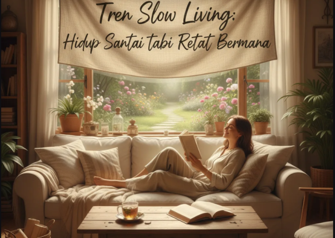 Tren Slow Living: Hidup Santai tapi Tetap Bermakna