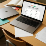 Laptop murah 2025 untuk pelajar dan mahasiswa dengan desain minimalis dan layar cerah